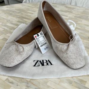 Zara flats, NEW, size 7 1/2, original price $29.90